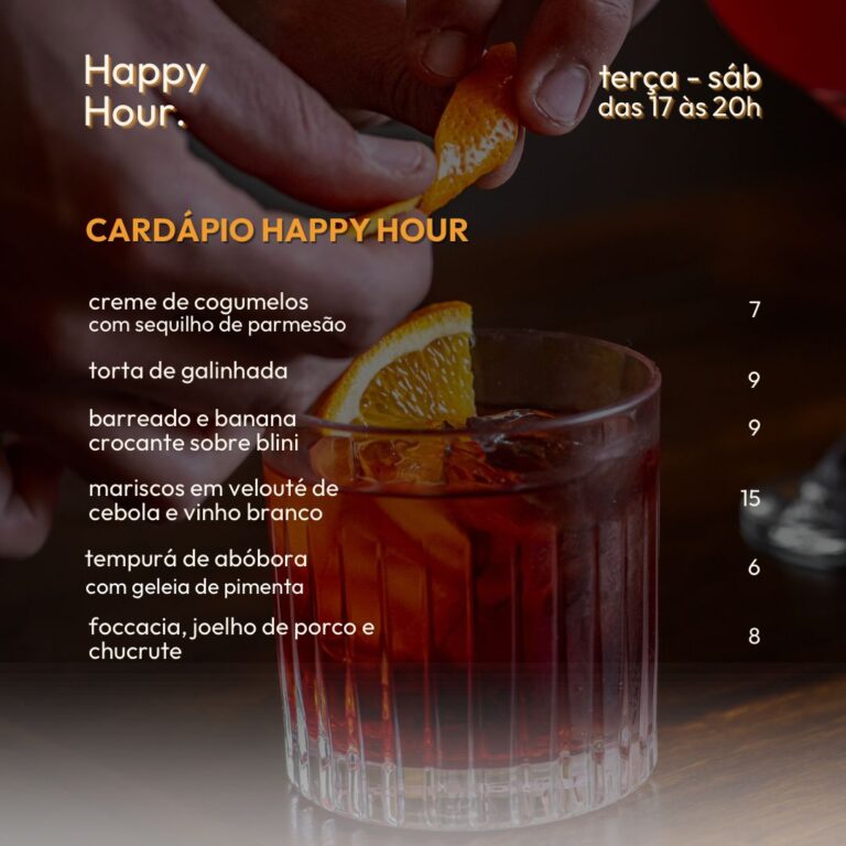 Grés apresenta novo menu de happy hour Curitiba e inova nas receitas de