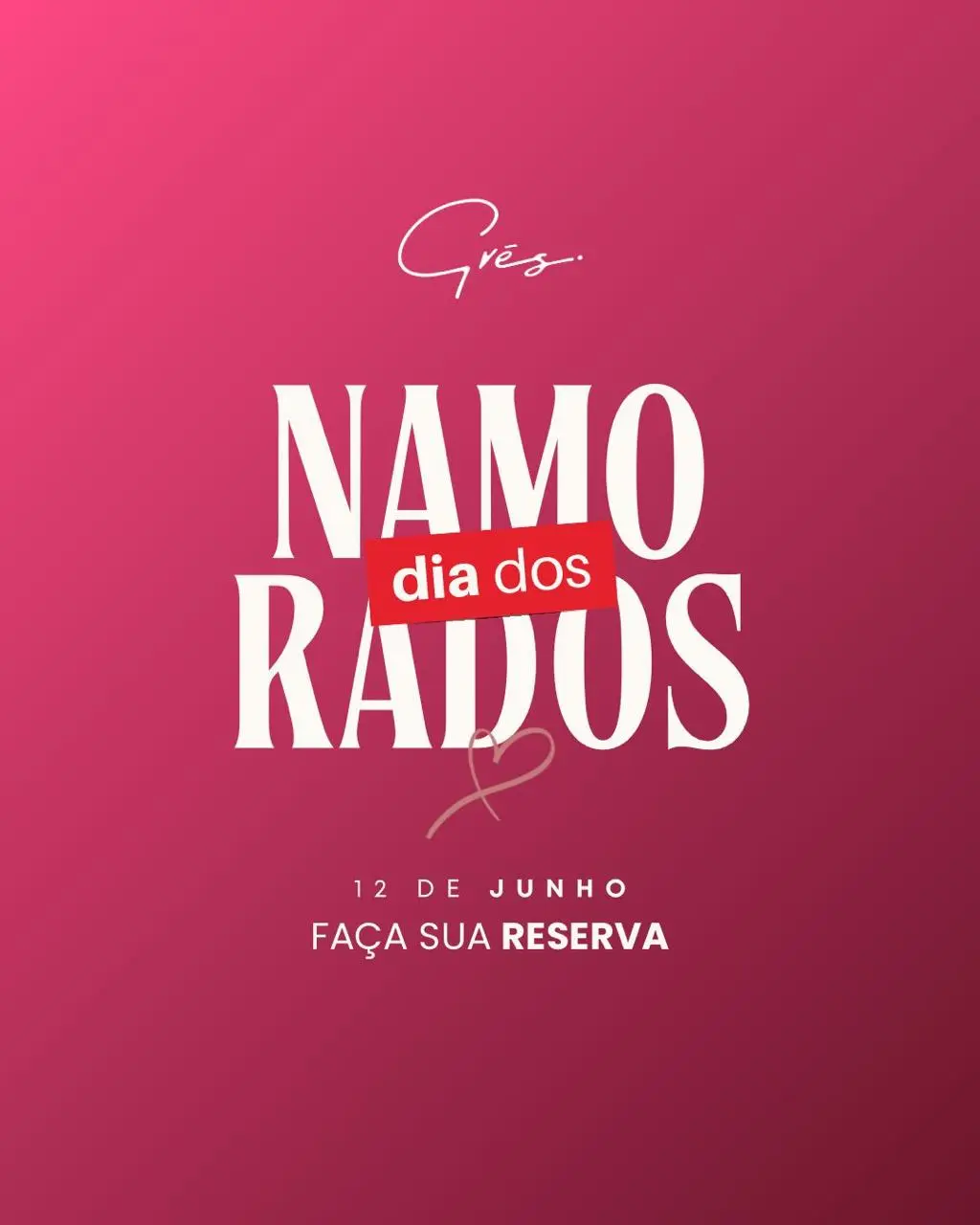 Jantar de Dia dos Namorados em Curitiba