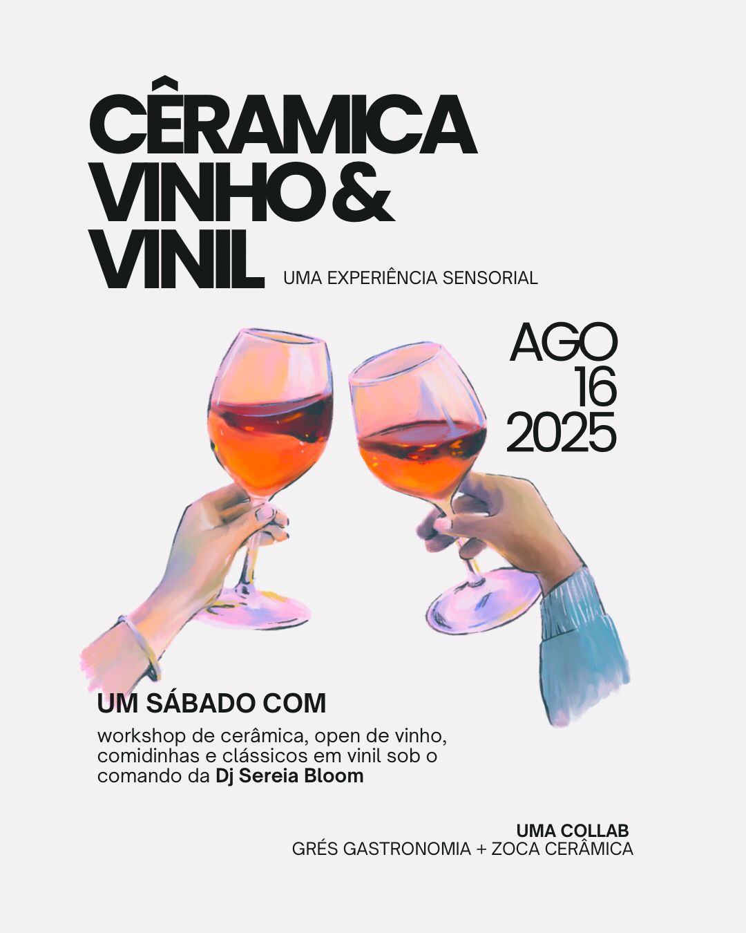 Cerâmica, Vinho e Vinil