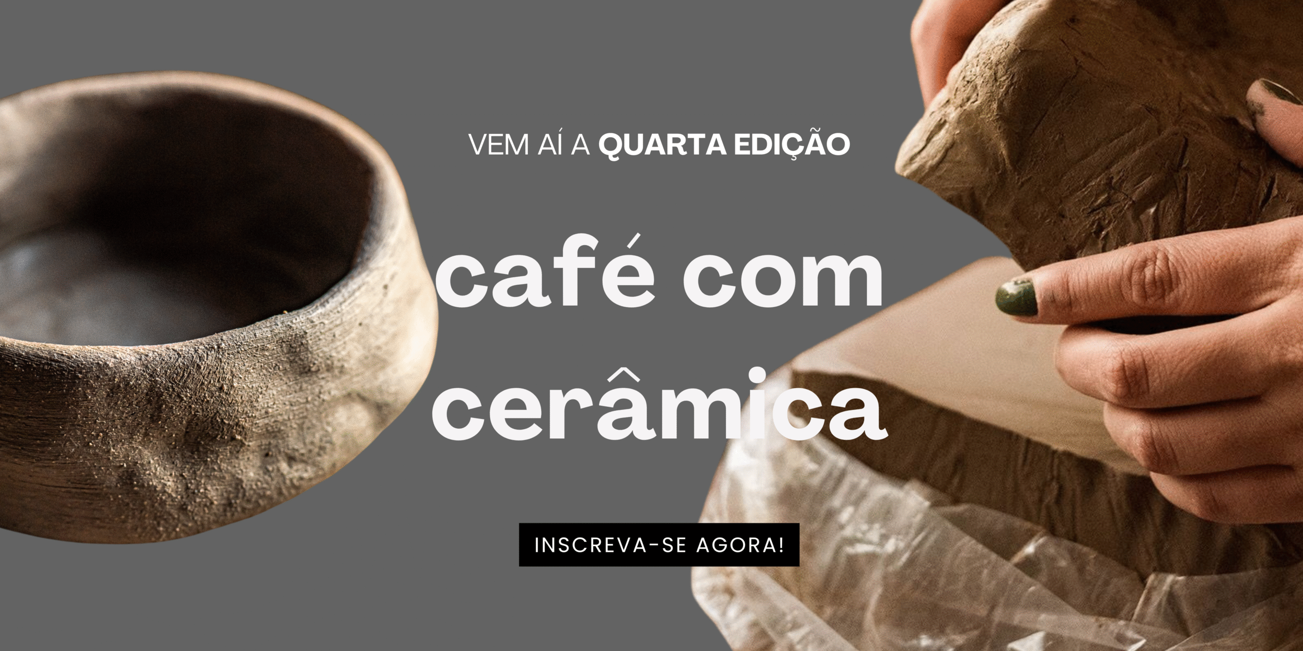 workshop cafe com cerâmica